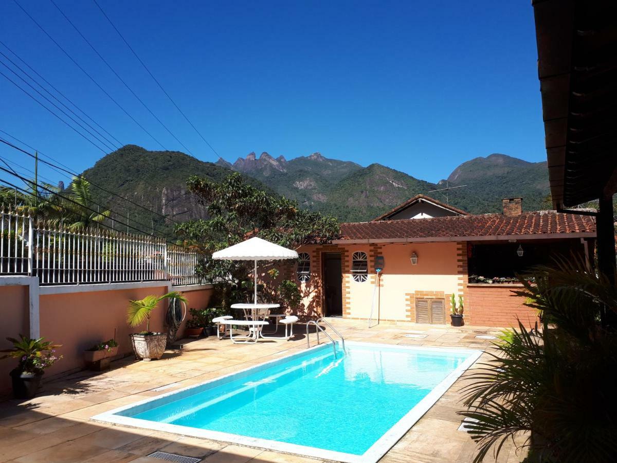 Suíte com vista da Serra Teresópolis Exterior foto